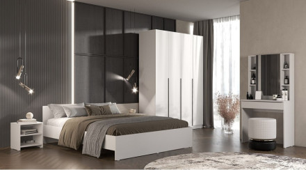 Модульная спальня Элегант, Белый 