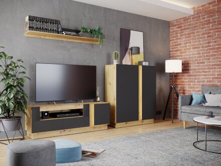 Тумба ТВ-150 Modo (Модо), черный 