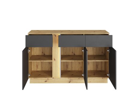 Комод КД-2 Modo (Модо), черный 